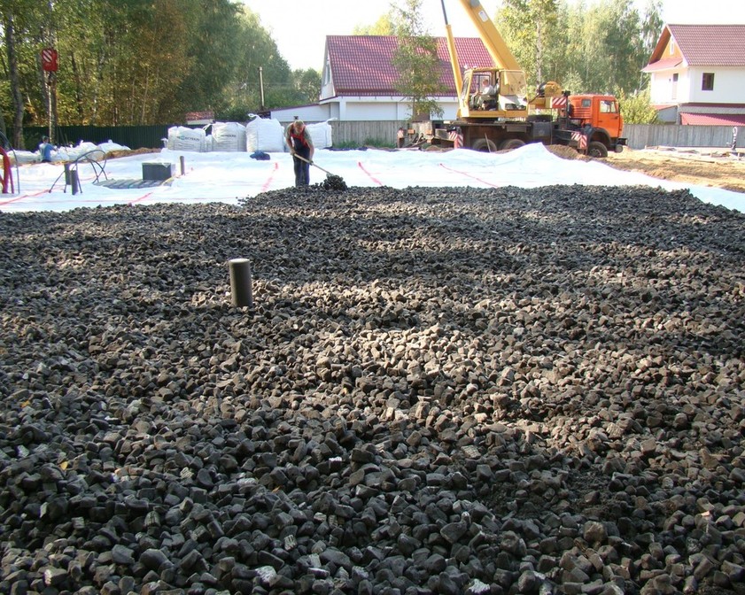 Пеностекольный щебень 