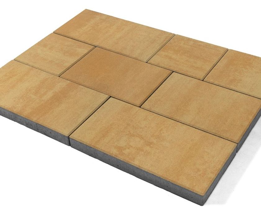 ТРОТУАРНАЯ ПЛИТКА BRAER ТРИАДА COLOR MIX Тип 28 «Сахара»