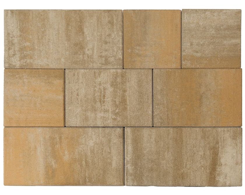 ТРОТУАРНАЯ ПЛИТКА BRAER ТРИАДА COLOR MIX Тип 29 «Плато»