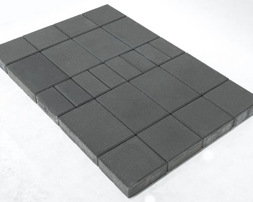 ТРОТУАРНАЯ ПЛИТКА BRAER МОЗАИКА, СЕРЫЙ