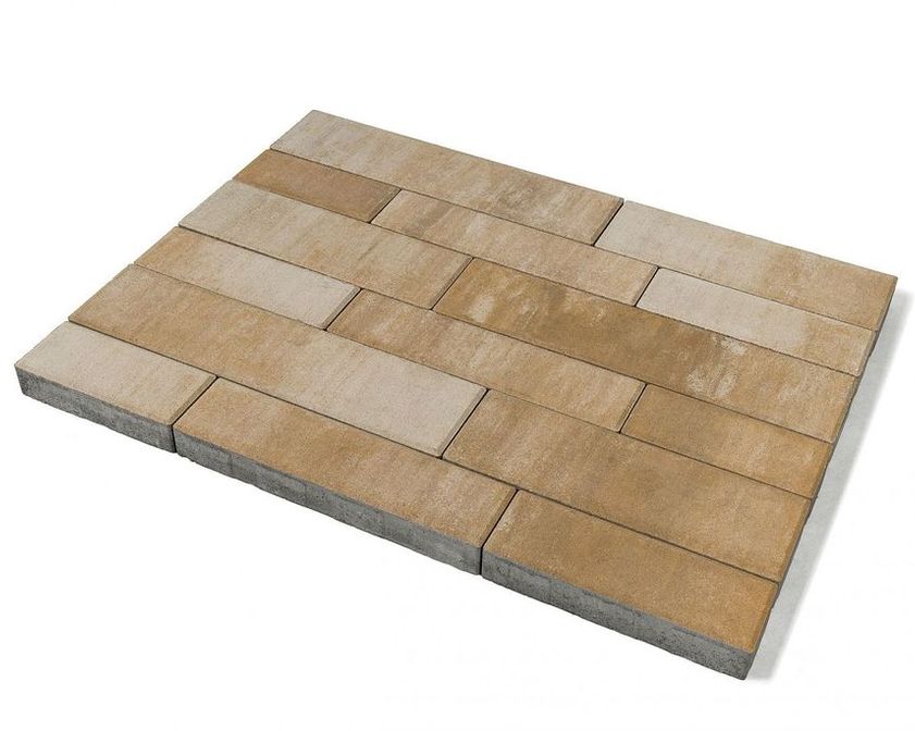 ТРОТУАРНАЯ ПЛИТКА BRAER ДОМИНО COLOR MIX «Плато»