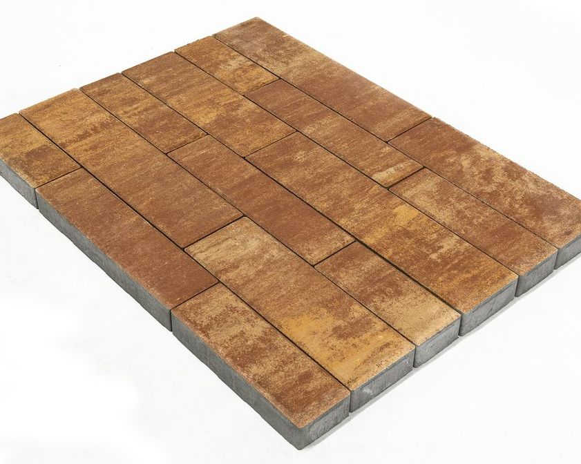 ТРОТУАРНАЯ ПЛИТКА BRAER ДОМИНО COLOR MIX Тип 1 "Каньон»