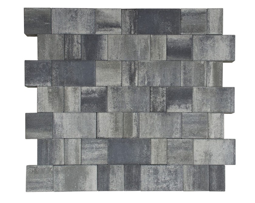 Тротуарная плитка BRAER Старый город Color Mix Тип 8 «Вечер»