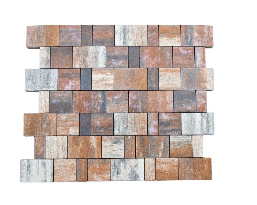 Тротуарная плитка BRAER СТАРЫЙ ГОРОД ЛАНДХАУС COLOR MIX Тип 4 «Койот»