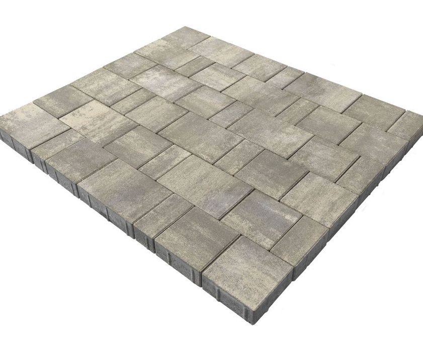 Тротуарная плитка BRAER СТАРЫЙ ГОРОД ЛАНДХАУС COLOR MIX Тип 7 «Туман»