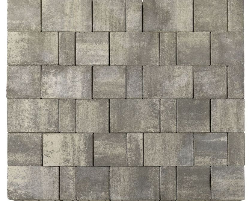 Тротуарная плитка BRAER СТАРЫЙ ГОРОД ЛАНДХАУС COLOR MIX Тип 7 «Туман»