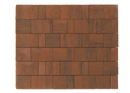 Тротуарная плитка BRAER СТАРЫЙ ГОРОД ЛАНДХАУС COLOR MIX Тип 9 «Закат»