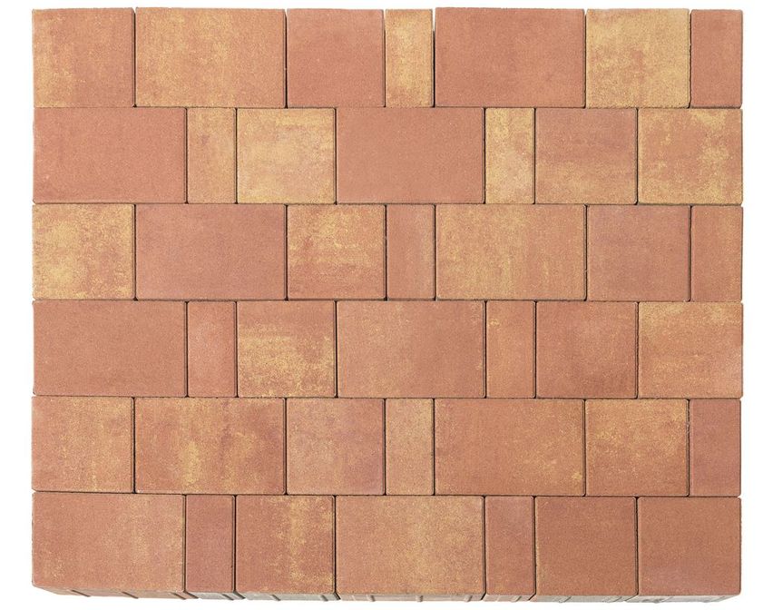 Тротуарная плитка СТАРЫЙ ГОРОД ЛАНДХАУС COLOR MIX Тип 10 «Рассвет»