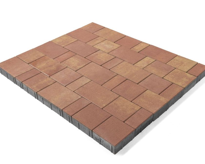 Тротуарная плитка СТАРЫЙ ГОРОД ЛАНДХАУС COLOR MIX Тип 10 «Рассвет»