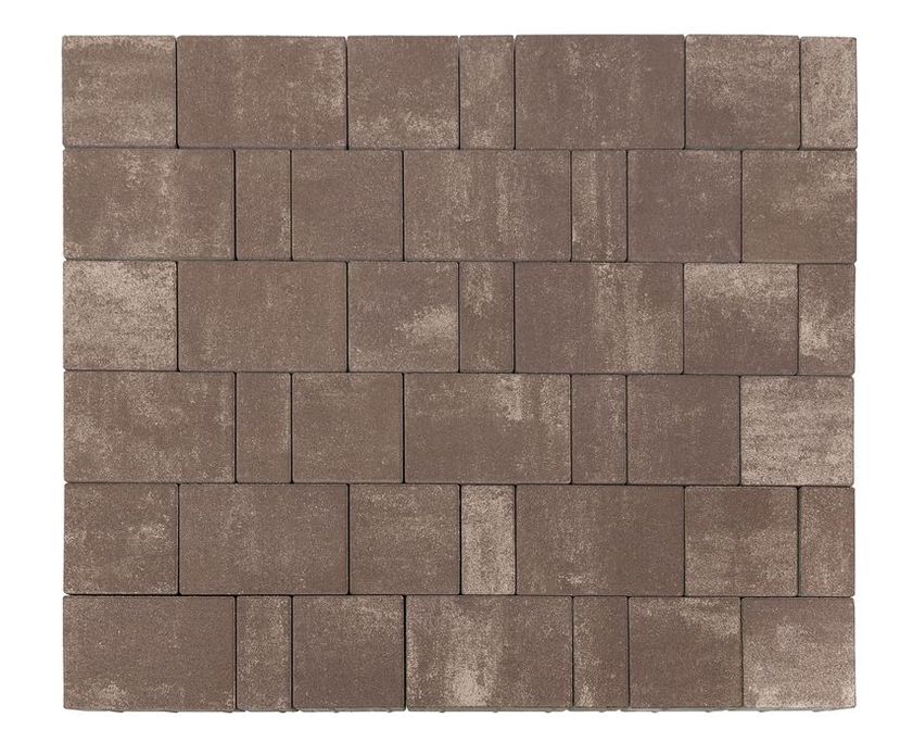 Тротуарная плитка BRAER СТАРЫЙ ГОРОД ЛАНДХАУС COLOR MIX тип 19 "Эверест"