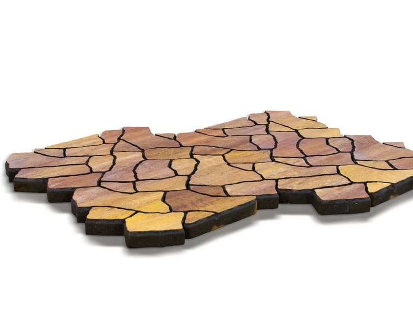 Тротуарная плитка BRAER САН-ТРОПЕ COLOR MIX Тип 1 «Каньон»