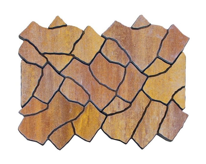 Тротуарная плитка BRAER САН-ТРОПЕ COLOR MIX Тип 1 «Каньон»