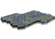 Тротуарная плитка BRAER САН-ТРОПЕ COLOR MIX тип 2