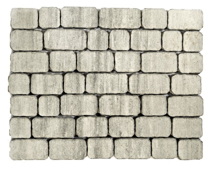 Тротуарная плитка BRAER РИВЬЕРА COLOR MIX Тип 7 «Туман»