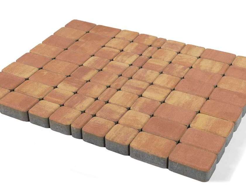 Тротуарная плитка BRAER КЛАССИКО COLOR MIX Тип 10 «Рассвет»