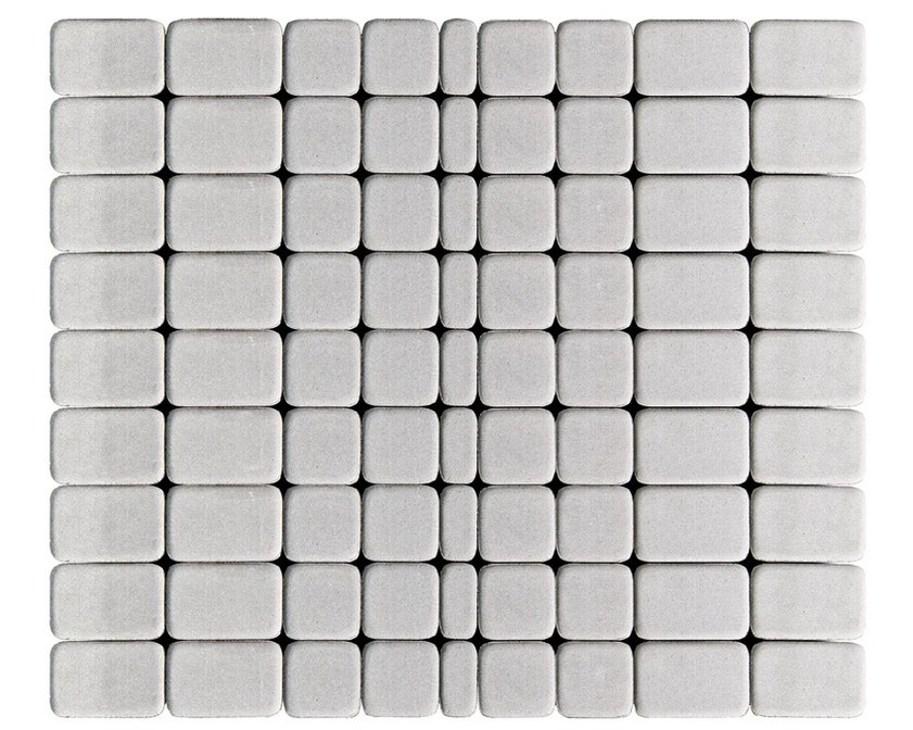 Тротуарная плитка BRAER КЛАССИКО серебристый