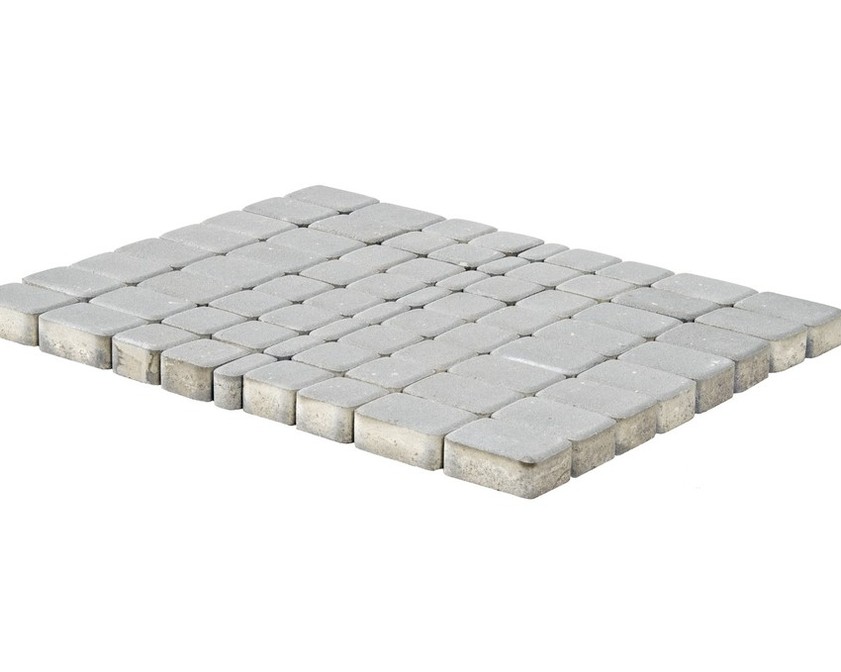 Тротуарная плитка BRAER КЛАССИКО серебристый