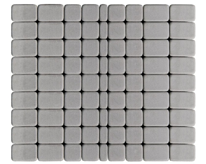 Тротуарная плитка BRAER КЛАССИКО серый