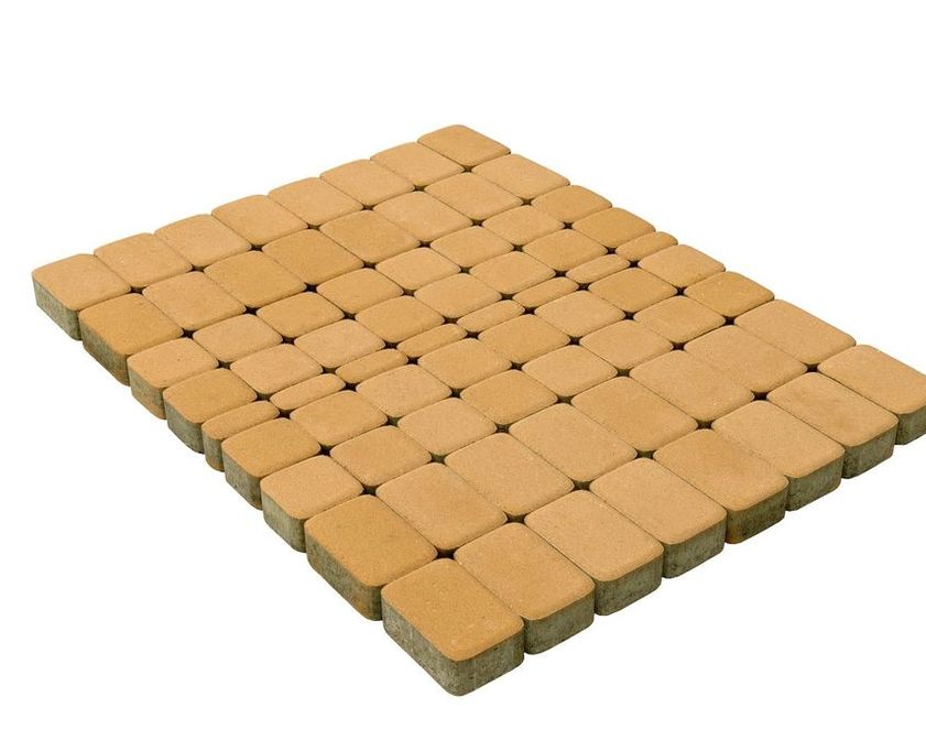 Тротуарная плитка BRAER КЛАССИКО медовый