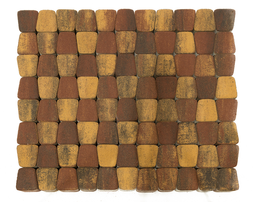 Тротуарная плитка BRAER КЛАССИКО КРУГОВАЯ COLOR MIX Тип 3 «Мальва»