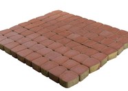 Тротуарная плитка BRAER КЛАССИКО КРУГОВАЯ винный