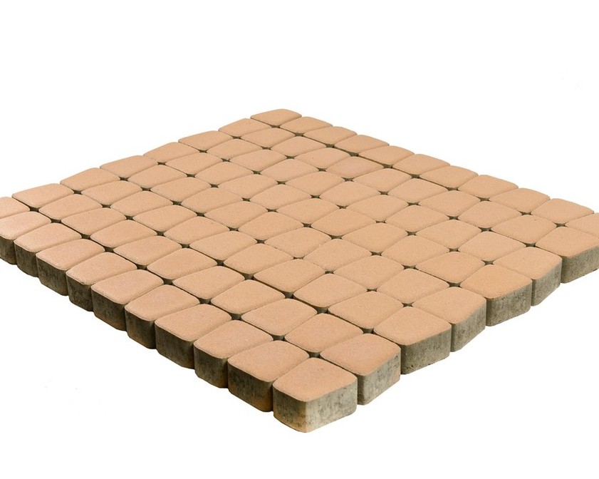 Тротуарная плитка BRAER КЛАССИКО КРУГОВАЯ коралловый