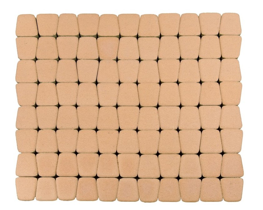 Тротуарная плитка BRAER КЛАССИКО КРУГОВАЯ коралловый