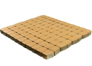 Тротуарная плитка BRAER КЛАССИКО КРУГОВАЯ медовый