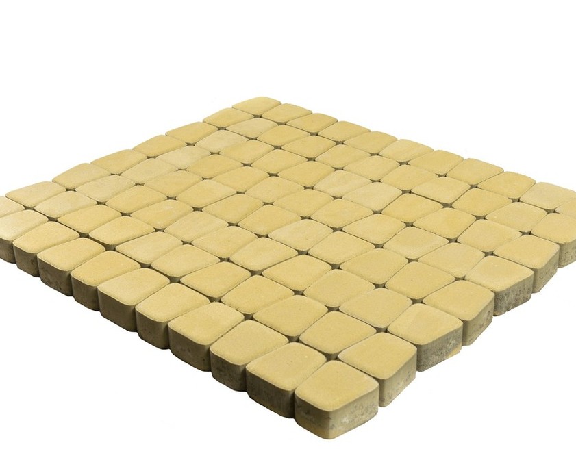 Тротуарная плитка BRAER КЛАССИКО КРУГОВАЯ песочный