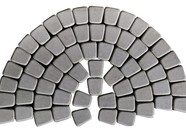 Тротуарная плитка BRAER КЛАССИКО КРУГОВАЯ серый