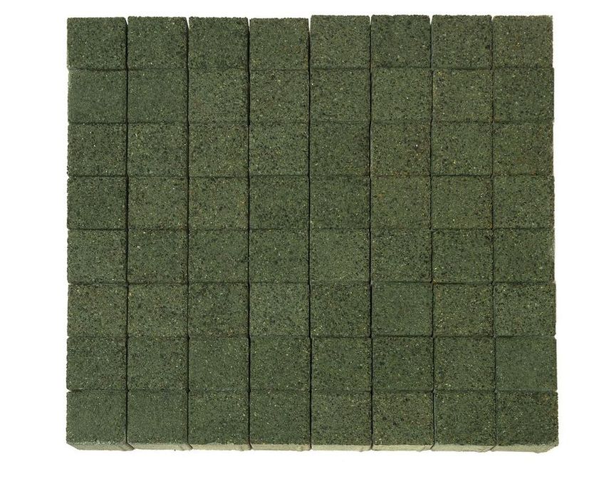 Тротуарная плитка BRAER «Лувр» ЗЕЛЁНЫЙ ГРАНИТ