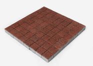 Тротуарная плитка BRAER «Лувр» КРАСНЫЙ ГРАНИТ