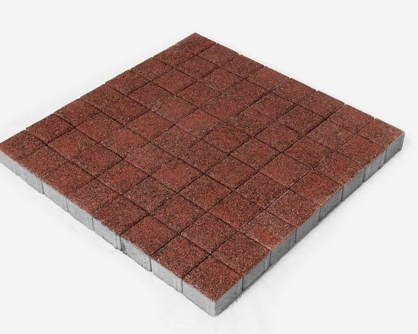 Тротуарная плитка BRAER «Лувр» КРАСНЫЙ ГРАНИТ