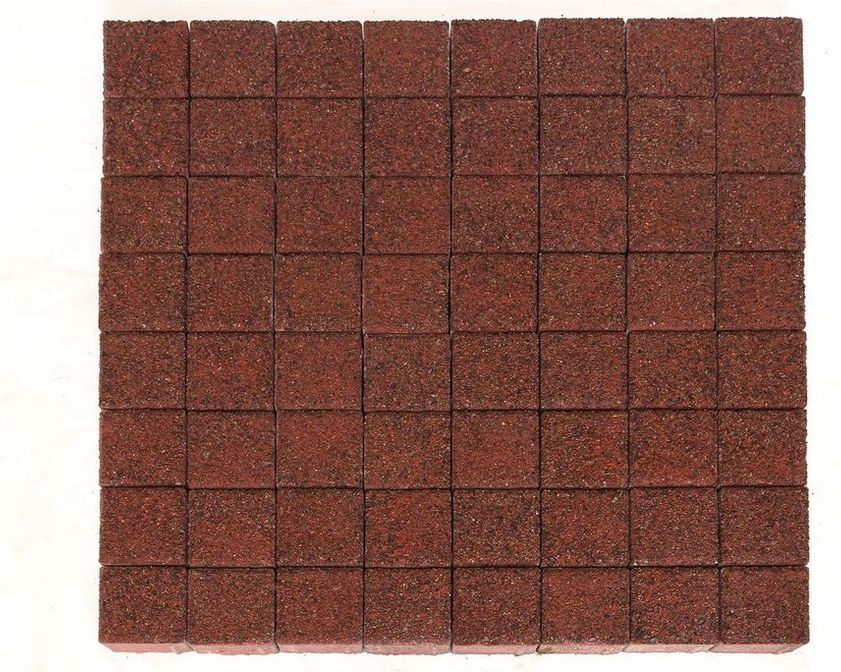 Тротуарная плитка BRAER «Лувр» КРАСНЫЙ ГРАНИТ