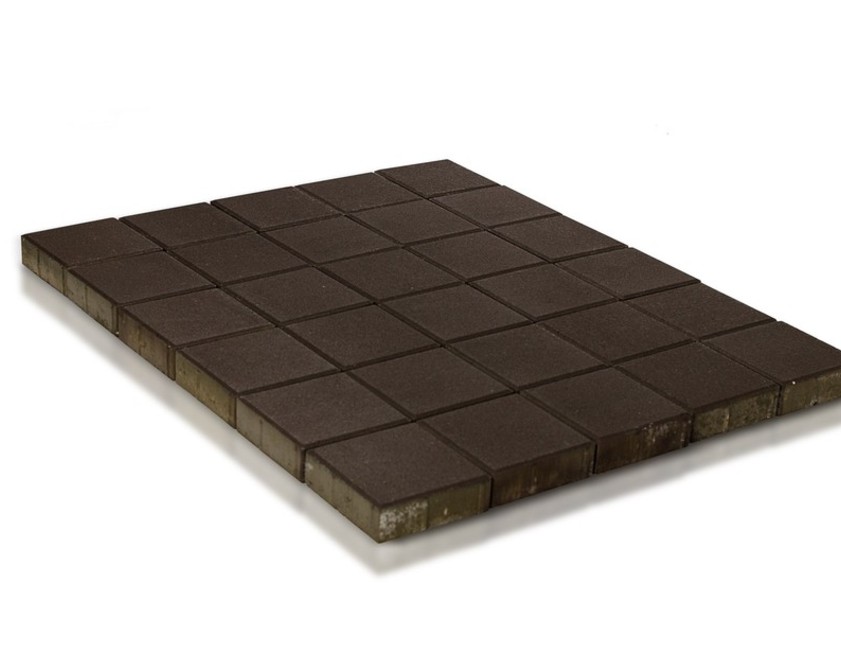 Тротуарная плитка BRAER «Лувр» КОРИЧНЕВЫЙ