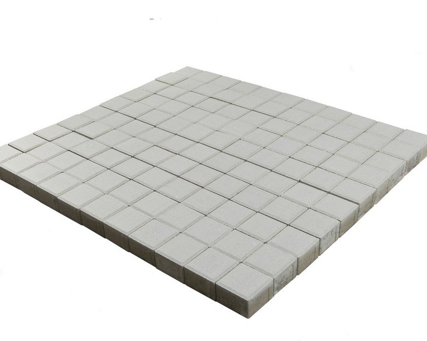 Тротуарная плитка BRAER «Лувр» БЕЛЫЙ