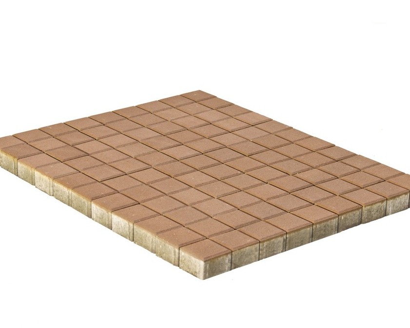 Тротуарная плитка BRAER «Лувр» ТЕРРАКОТОВЫЙ