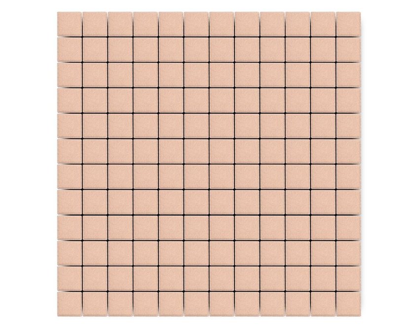 Тротуарная плитка BRAER «Лувр» КОРАЛЛОВЫЙ