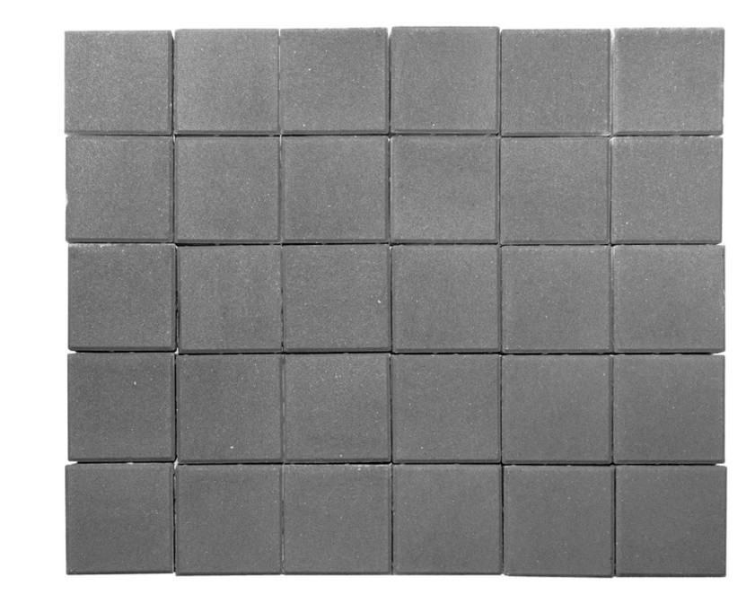 Тротуарная плитка BRAER «Лувр» СЕРЫЙ