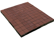 Тротуарная плитка BRAER "ЛУВР" винный