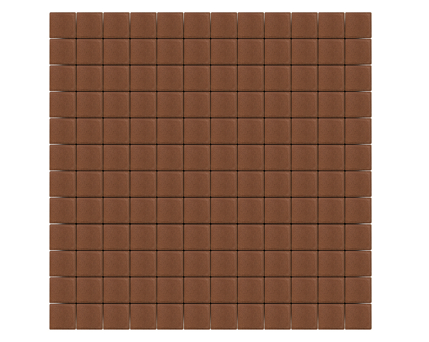 Тротуарная плитка BRAER "ЛУВР" винный