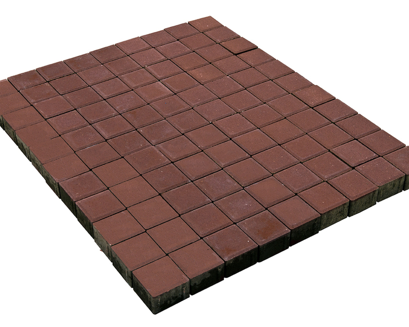 Тротуарная плитка BRAER "ЛУВР" винный