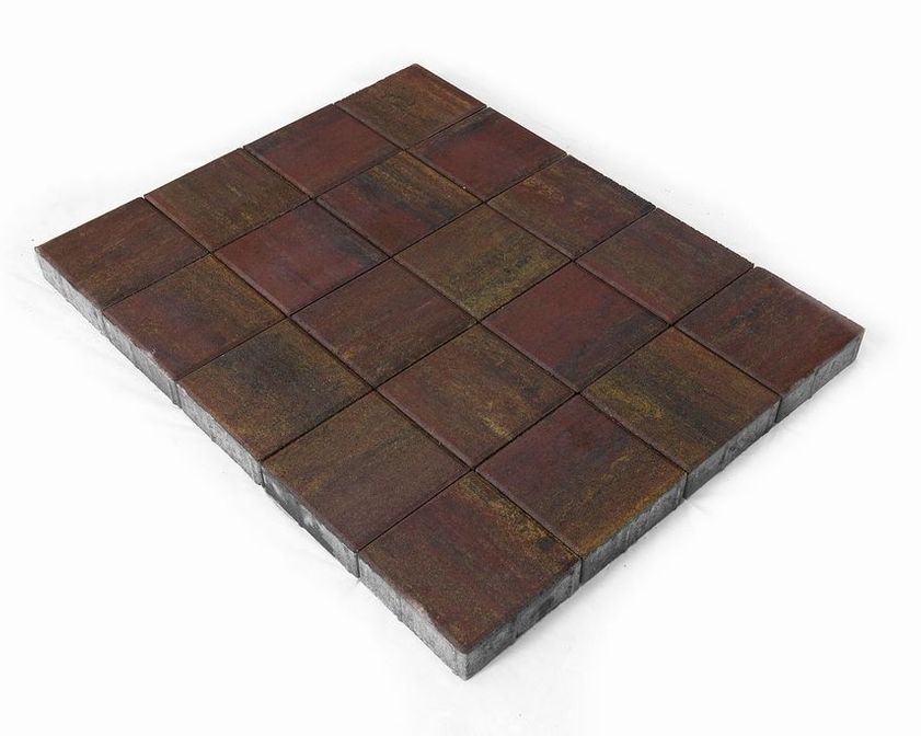 Тротуарная плитка BRAER ЛУВР COLOR MIX Тип 3 «Мальва»