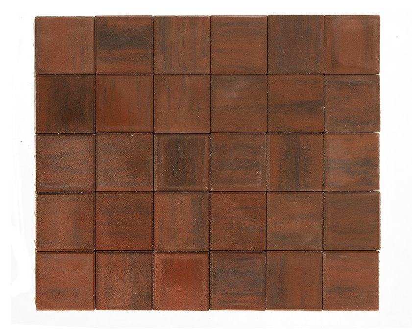 Тротуарная плитка BRAER ЛУВР COLOR MIX Тип 9 «Закат»