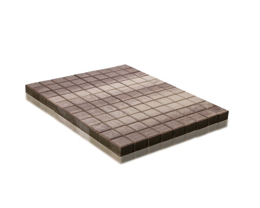 Тротуарная плитка BRAER ЛУВР COLOR MIX Тип 13 «Эльбрус»