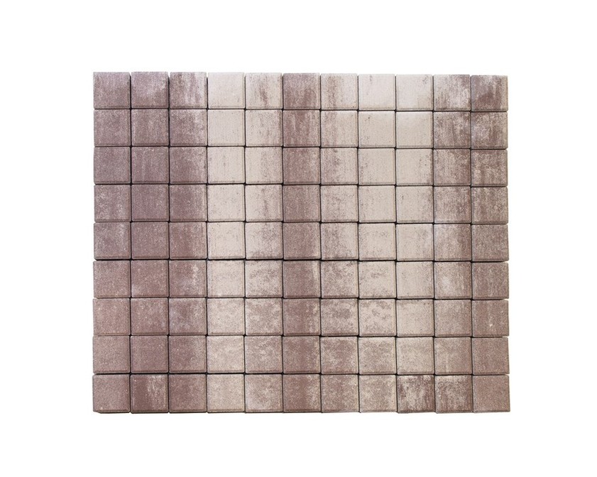 Тротуарная плитка BRAER ЛУВР COLOR MIX тип 14