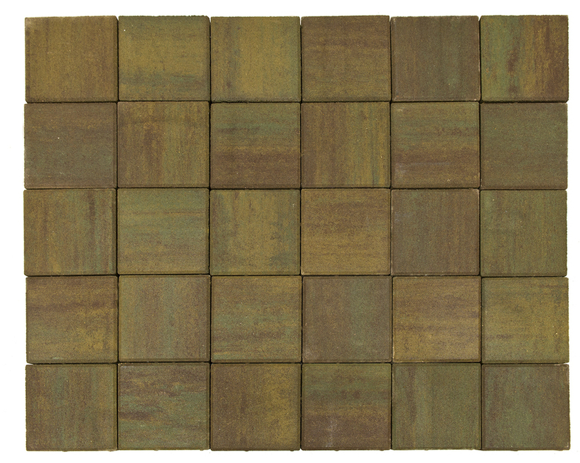 Тротуарная плитка BRAER ЛУВР COLOR MIX Тип 20 «Хаки»