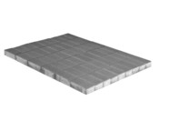 Тротуарная плитка BRAER Прямоугольник серый