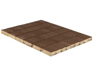 Тротуарная плитка BRAER Прямоугольник коричневый 240х120мм