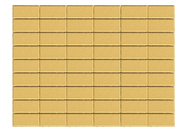 Тротуарная плитка BRAER Прямоугольник песочный